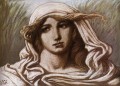 Cabeza de una mujer joven 1900 simbolismo Elihu Vedder